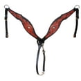 thumbnail image 3 of Horse Western  Dreamcatcher Sunflower Tooled Headstall Bridle & Breast Collar Set 78FK12B, 3 of 5