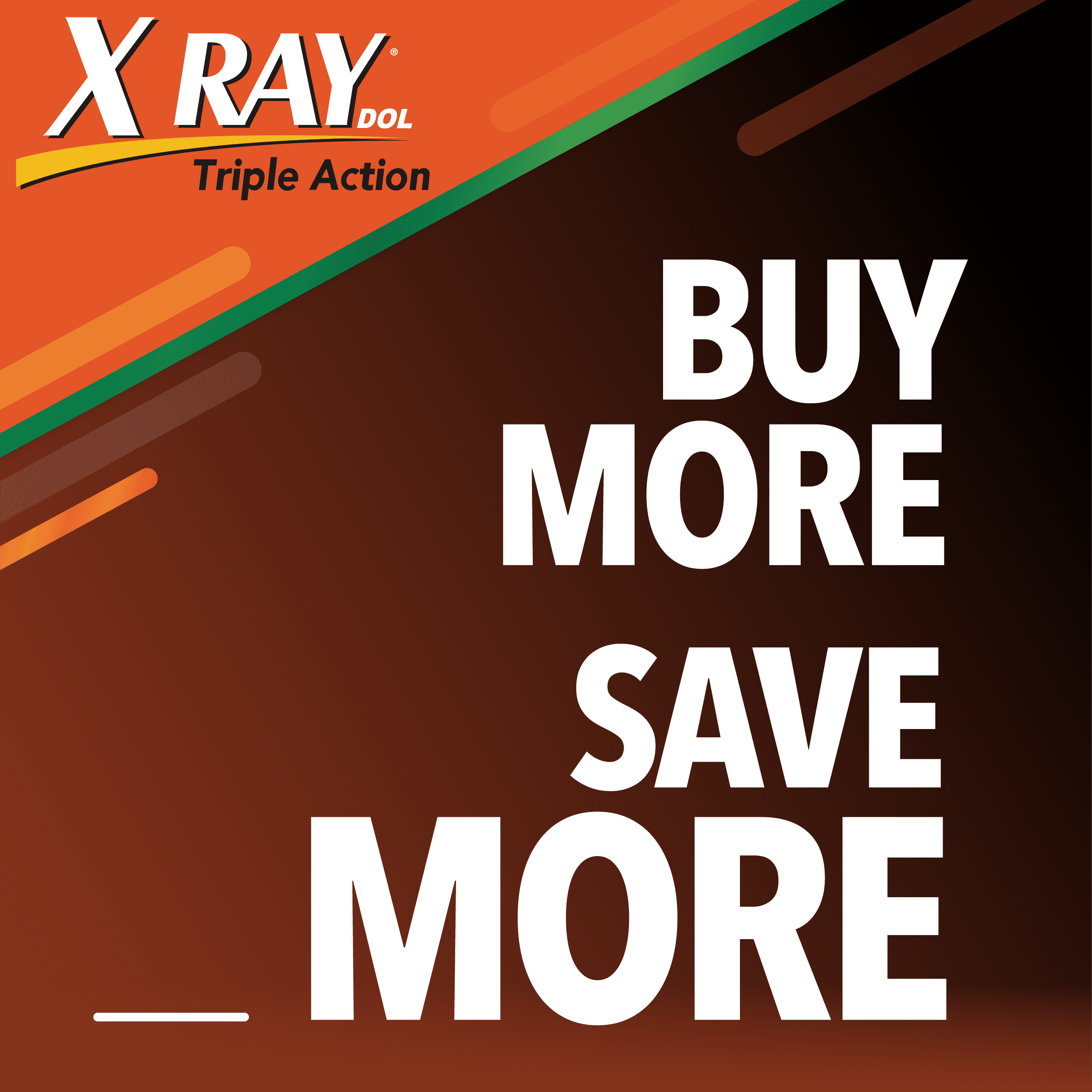 X Ray Triple Action Joint Health Supplement, Glucosamine Chondroitin, MSM, Vitamin D, 60 CT (Pack of 6)