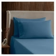 thumbnail image 3 of Hotel Luxury XL Sheet Set - 4 Piece Extra Soft, Breathable and Cooling, Deep Pocket, Blue Heaven Bed Sheets for Full Size Mattress, 3 of 9