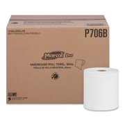 Hardwound Roll Paper Towels 1-Ply, 7 7/8" x 600ft, 12 Rolls/Carton