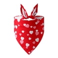 thumbnail image 2 of Pañuelo para perro para el día de San Valentín, bufanda para perro, babero para San Valentín, día festivo de Acción de Gracias Corazón Yuyangstore Bandana para perros, 2 of 8