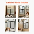 thumbnail image 4 of KFFKFF RV Screen Door Protector, 22.5 x 20 Inch Grille, Simple Installation and Removal, Durable Ventilated Mesh, Aluminum Alloy Entry Guard for Pet Safety, Black, 4 of 9