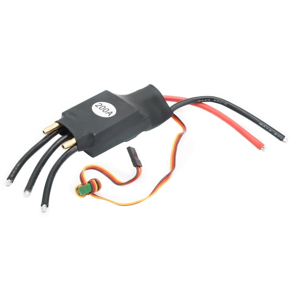 Controlador de velocidad eléctrico ESC de refrigeración por agua sin escobillas 200A ESC para modelo de barco RC