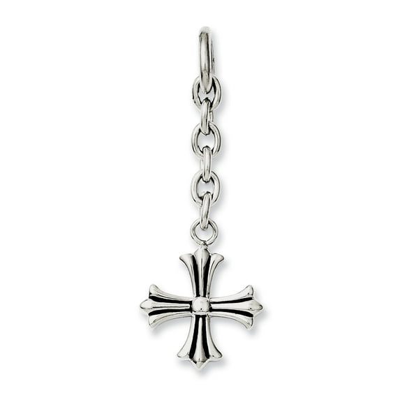 Stainless Steel Cross Interchangeable Charm Pendant Pendant Charm