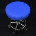 thumbnail image 2 of Round Barstool Covers Waterproof PU Seat Cushion with Elastic Protectors Blue (Diam 13" Thk 0.4"), 2 of 9