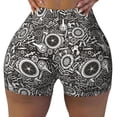 thumbnail image 2 of Fotbe Bicycles Parts Shorts Sin Costuras – Shorts Deportivos de Cintura Alta para Mujer, Elásticos para Gimnasio, Yoga, Running o Ciclismo-Medium, 2 of 8
