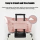 thumbnail image 5 of Bolsa de viaje grande, expandible, para gimnasio, con funda para carrito y bolsillo impermeable, para mujer, espaciosa y ligera, ideal para escapadas de fin de semana, gimnasio y playa., 5 of 8
