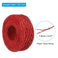 thumbnail image 2 of Unique Bargains 1 Roll Raffia Ribbon, 109 Yard Paper Twine String for Festival Gifts Wrapping, Red, 2 of 7