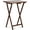 Honey Oak, variant on 2-Pack Folding TV Tray & Table, Multifunctional Foldable Set for Eating, Honey Oak