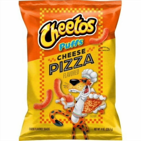 2x-Cheetos Puffs Cheese Flavored Snacks Cheese Pizza 8 Oz(packaging may vary)