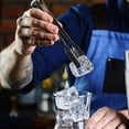 thumbnail image 4 of Pinces à Glaçons en Acier Inoxydable, Pinces à Glaçons pour Cocktails Whiskies, 4 of 5