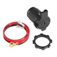thumbnail image 1 of Toma de corriente,Enchufe de cargador USB dual PD tipo C y QC 3.0,Adaptador de toma de corriente modificado DC 12V 24V,Salida USB de carga rápida con pantalla LED,Cargador USB resistente al, 1 of 9