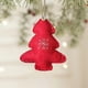 thumbnail image 1 of Adorno Navideño Colgante de Tela Rojo y Blanco | Adorno para Puerta de Árbol de Navidad | Decoración Navideña Duradera y Reutilizable con Cuerda | Decoración Festiva para Interiores y Exteriores, 1 of 6