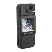 NFTIGB Professional Body Worn Camera 4K Ultra HD Anti-Shaking Wearable Camcorder Portable Video Recorder with Night Vision, Waterproof Protection for Law Enforcement Safety