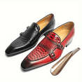 thumbnail image 4 of Men Fashion Loafers Handmade Genuine Faux Leather Dress Shoes with Rubber Sole and PU Insole, 4 of 4