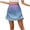Navy, variant on Skirts for Women Plus Size Gradient Printed Zipper Casual Zipper Versatile Comfortable A-Line Mini Skirts