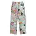 thumbnail image 2 of FORMRS Kids Pajama Pants with Pockets Size 6-8Y Boys Lounge Sleep Bottoms, Colorful Flowers Blossoms, 2 of 8