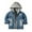Blue, variant on TOOYOU Boys Jacket Toddler Children Over Autumn Winter Long Sleeve Denim Jacket Blouse Jean Hoodie Blue Black Daily Wear Outerwear Size 3 Y-4 Y Black