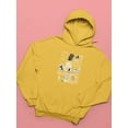 thumbnail image 3 of Trendy  Objects Rave Style Hoodie Women -Image by Shutterstock, Female XX-Large, 3 of 4