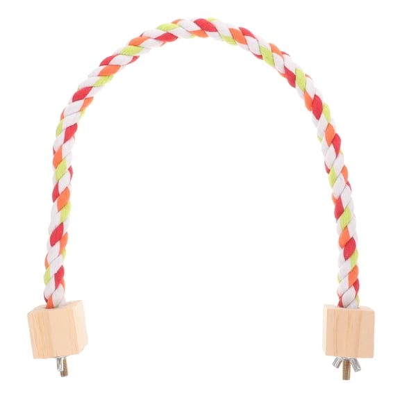 IBASETOY Parrot Climbing Rope Cotton Rope Stand For Birds For Indoor Outdoor Play Versatile Bird Cage Accessory