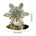 thumbnail image 3 of dajkiuy Christmas Candle Holders, Star Snowflake Tree Tea Light Holders Candlestick Holders for Home Wedding Party Table Decor, 3 of 6