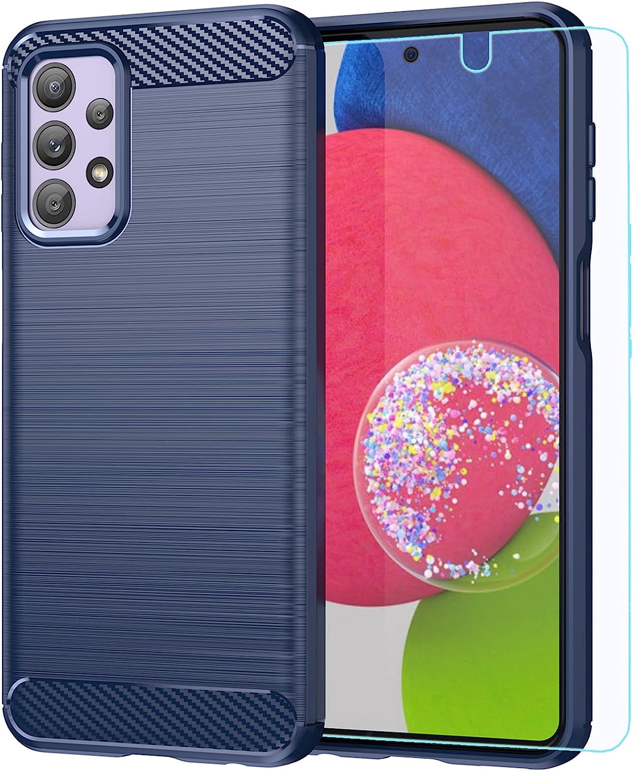 Samsung Galaxy A23 5G Case - Shock-Absorption TPU Bumper, Soft Rubber ...