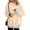 Complexion, variant on Women's Argyle Contrast Sweatshirt, Long Sleeve Crew Neck Pullover Casual Relaxed Fit Top with Side Slits