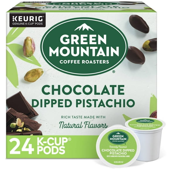 2X - Green Mountain Chocolate Dipped Pistachio Light Roast Coffee Pods - 7.9oz/24ct