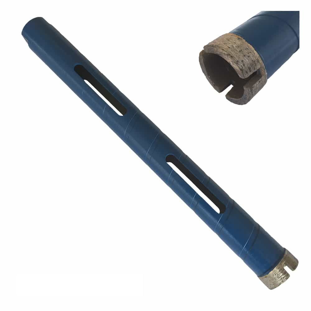1-1/8” Dry Diamond Core Drill Bit for Soft Brick Concrete Block 5/8"-11 Threads 