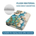 thumbnail image 4 of Yuyamidu Boho Flowers Golf Towel Butterfly Golf Club Towel, Easy to Carry Golf Towels for Golf Bags for Men Women, 4 of 7