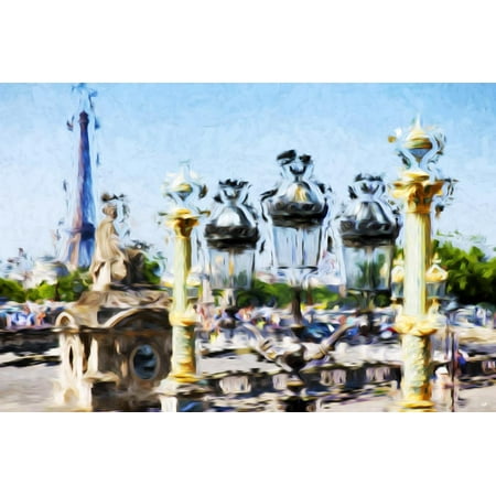 Paris Architecture V - In the Style of Oil Painting Print Wall Art By Philippe