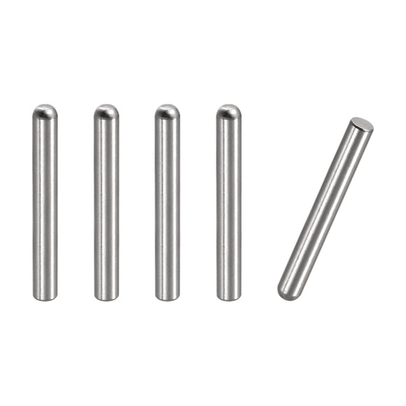 Pasadores de espiga de 5x40 mm, 5 piezas de acero inoxidable 304, pasadores de cabeza redonda con extremo chaflanado para camas literas, soportes de estantes, elementos de sujeción