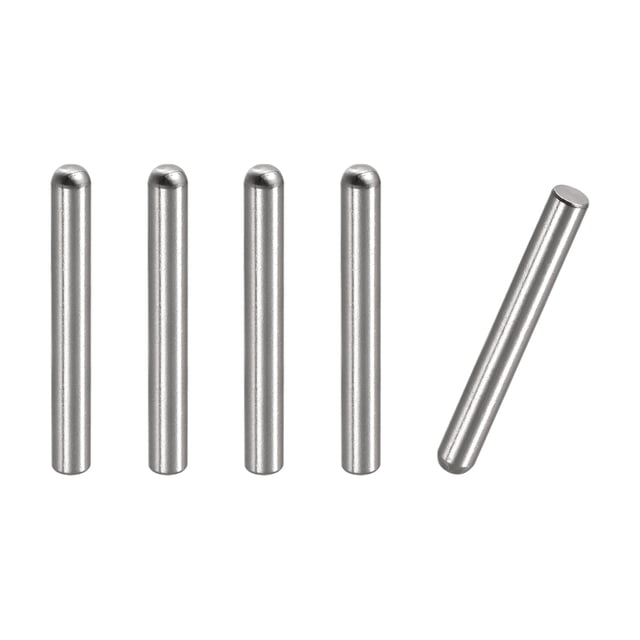 Pasadores de espiga de 5x40 mm, 5 piezas de acero inoxidable 304, pasadores de cabeza redonda con extremo chaflanado para camas literas, soportes de estantes, elementos de sujeción