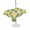 Beige, variant on Outdoor Tablecloth with Umbrella Hole for Patio/Picnic/Party/Camping, Summer Lemon Waterproof Table Cloth Round Cover Washable, Green Tropical Botanical Palm Leaves (Dia 54")