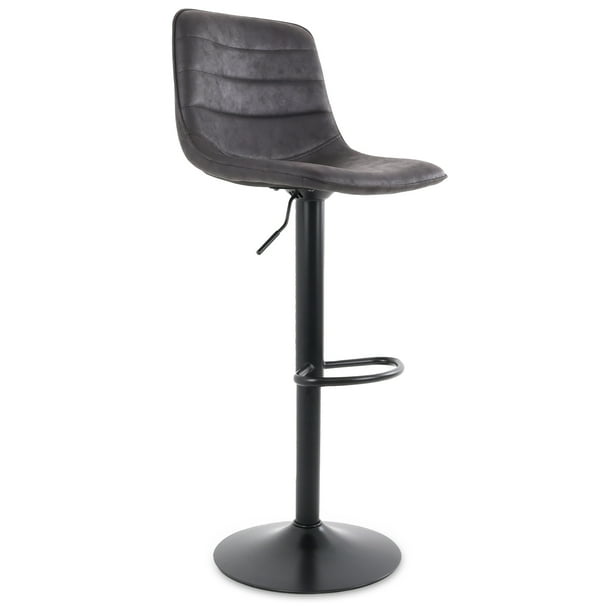 Silla Alta para Barra de Cocina con Altura Ajustable Banco Desayunador Elegante para Decoración del Hogar Fabricado 100% Poliéster y Tejido Transpirable