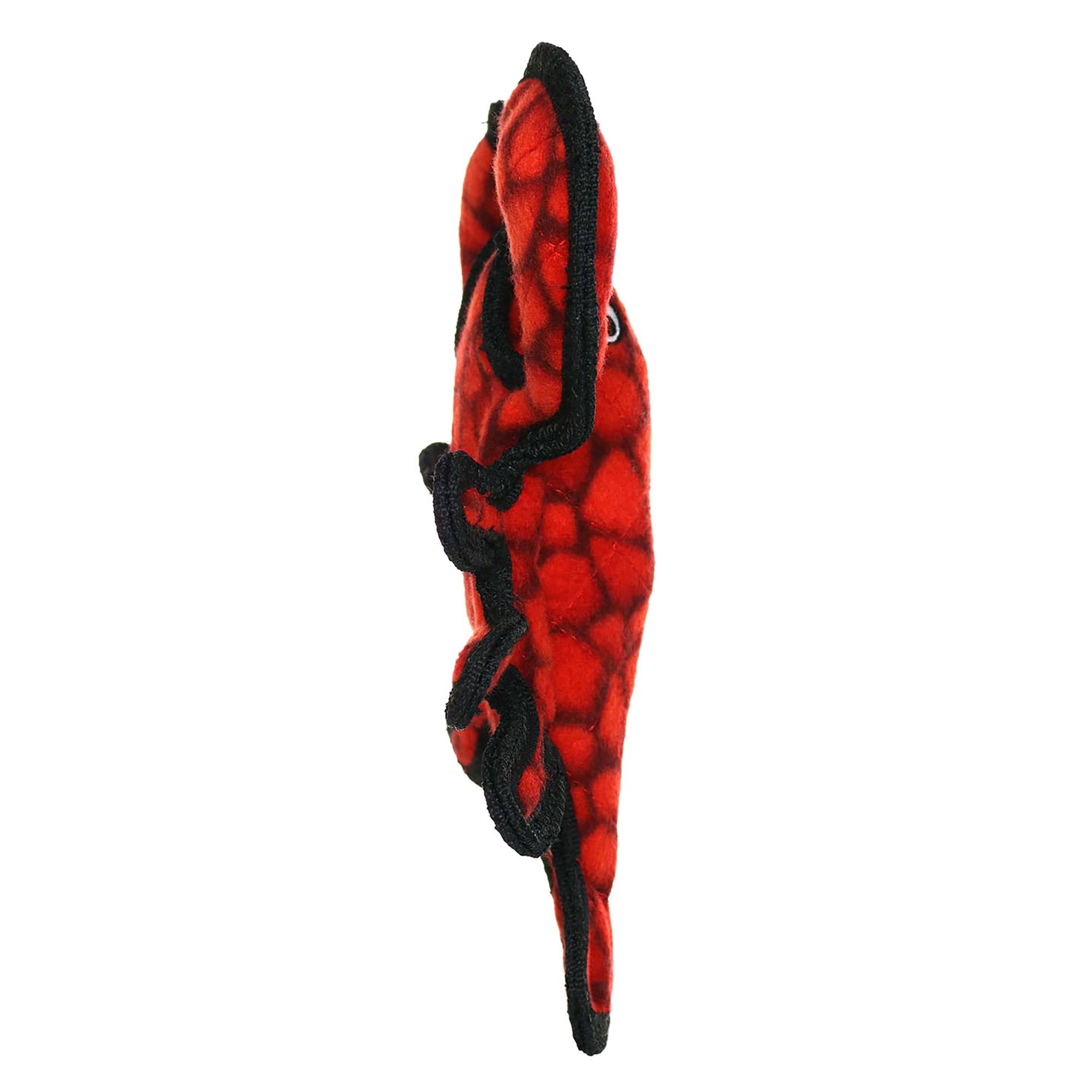 Tuffys Ocean Creature Jr Lobster Durable Plush Squeaky Dog Toy