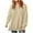 Khaki, variant on VEKDONE Womens Crewneck Sweatshirts Oversized Loose Fit Pullover Sweatshirt Drop Shoulder Sleeve Blouse Fall Fashion Long Tops