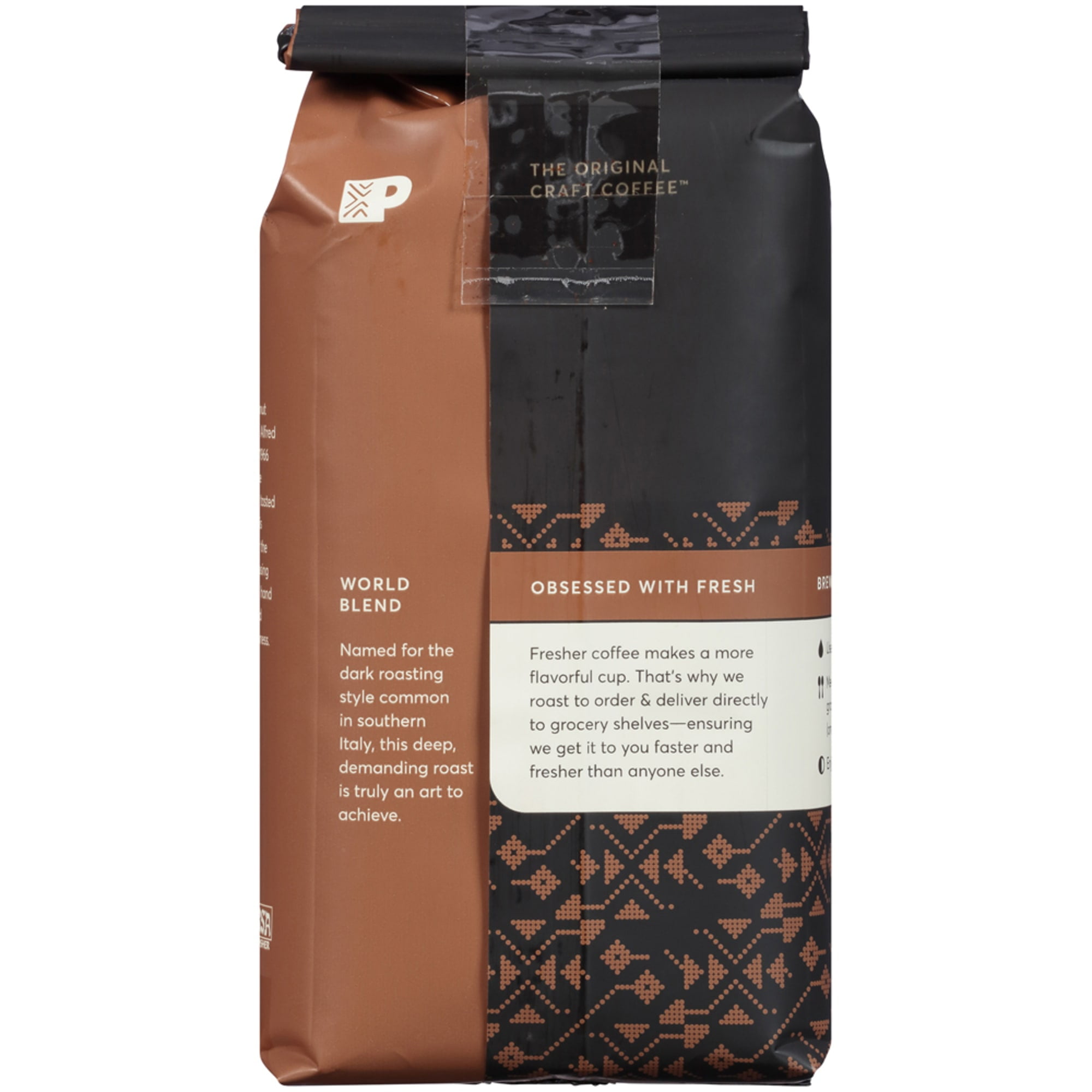 Peet's Coffee Italian Roast, Dark Roast Ground Coffee, 12oz Bag