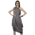 thumbnail image 2 of Moomaya Robe Kurti Sans Manches à une Épaule Imprimée pour Femmes, Vêtement de Créateur Boho pour Fête, 2 of 7