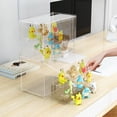 thumbnail image 3 of Shelf Clear Acrylic Display Case with Door WallMounted Display Shelf for Funko Pop Countertop Display Case for Collectible Action Figure Storage Organizer .x.x., 3 of 7