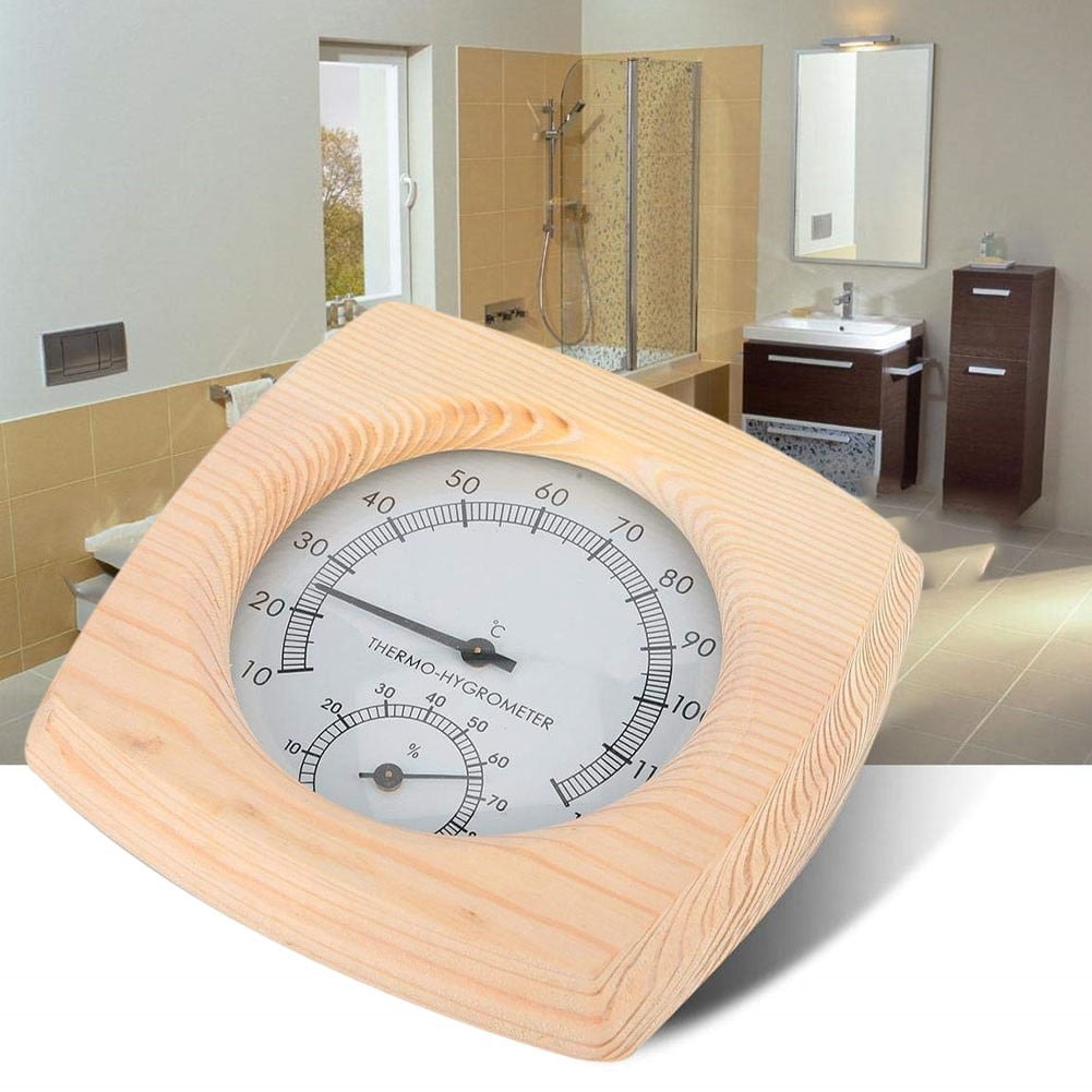 Ana Wooden Sauna Humidity Thermometer Sauna Temperature Resistant Accessories