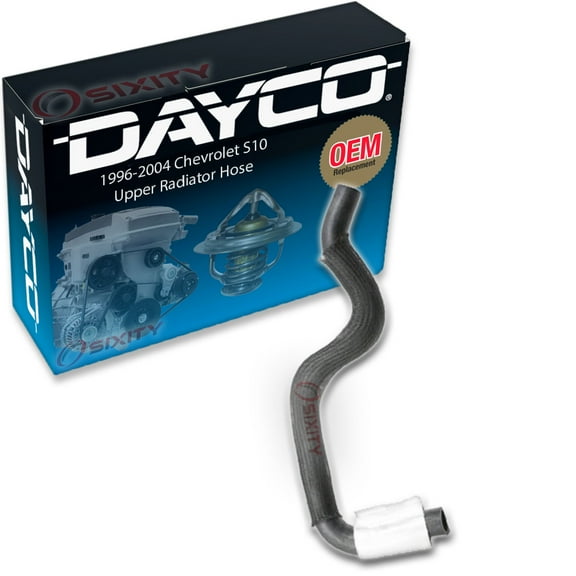 Dayco Upper Radiator Coolant Hose compatible with Chevrolet S10 4.3L V6 1996-2004