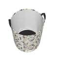 thumbnail image 3 of Daiia Labrador Retriever Dog Round Laundry Basket with Handles Thickened Waterproof Circular hamper,Dirty Clothes Storage Basket for Bedroom,Bathroom,College Dorm-Medium, 3 of 8