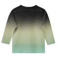 thumbnail image 5 of 3/4 Sleeve Tops for Girls Boys Size 3-12 Crewneck T-Shirts 2025 Toddlers Kids Trendy Gradient Printed Pullover Basic Going-Out Blouses Top, 5 of 5