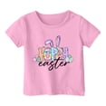 thumbnail image 2 of ibuvkizy Easter Tops for Teen Girls!Children's Casual Loose T-shirt Short Sleeved Round Neck Comfortable Top for Adults, 2 of 3