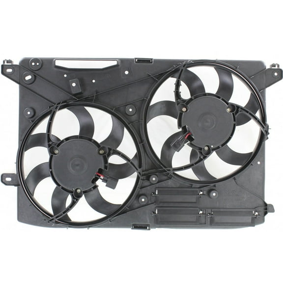 For Ford Fusion Radiator and A/C Condenser Fan Assembly 2013-2019 2.5L / 2.0L Turbo For FO3115197 | DG9Z-8C607-D