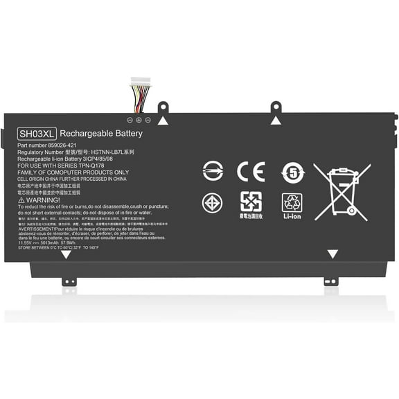 SH03 SH03XL SH03057XL Battery for HP Spectre x360 13 w023dx 13-w0XX 13-W013DX Spare 859026-421 859356-855 TPN-Q178