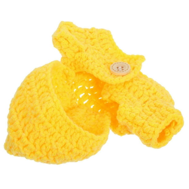 Mini Dolls Clothes Outfits For Stuffed Animals Role Play Enhancing Imaginative Play Yellow 1Pcs