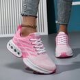 thumbnail image 2 of Rokment Womens Running Tennis Shoes 2026 Spring Fall Breathable Comfy Air Cushion Cross-Training Jogging Walking Fashion Sneakers Pink Size 6.5, 2 of 6
