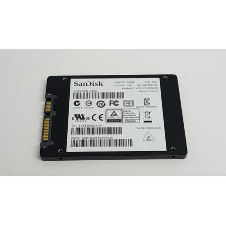 Used SanDisk Ultra II SDSSDHII-240G 240 GB SATA III 2.5 in SSD